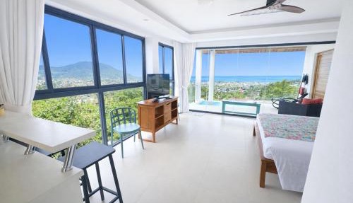 Awesome sea view pool studio B - 2 people - Lamai Bay View - Koh Samui