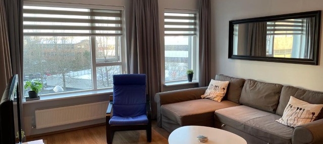 Beautiful flat in downtown Reykjavík with a view