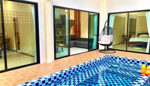 Cozy Private Pool Villa For Family - Halal