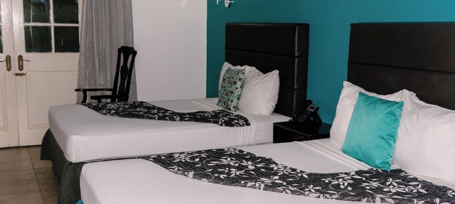 Double Bed Garden and Pool View