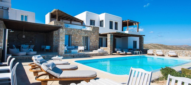 Holiday Home 'Nike Of Selini Private Pool' with Sea View, Wi-Fi and Air Conditioning