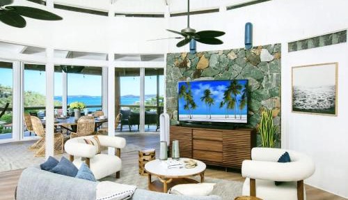 Luxury Oceanview Villa Walk to Beach & Dining