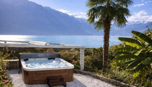 Luxury Swiss Chalet | Spa AC Lake View Interlaken