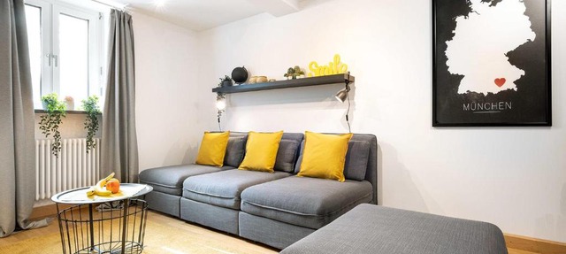 MARIENPLATZ Apartment 2 bedrooms living room kitchen