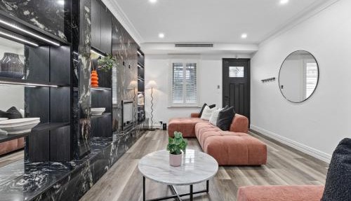 Modern 3BR Glebe Home with Terrace & Garage for 8