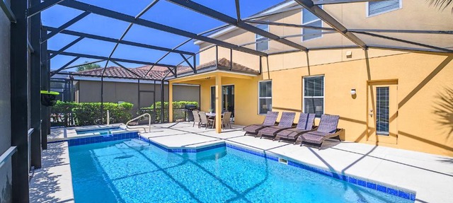 Near Disney - 4BR Home - Pool, Hot Tub, Games, BBQ