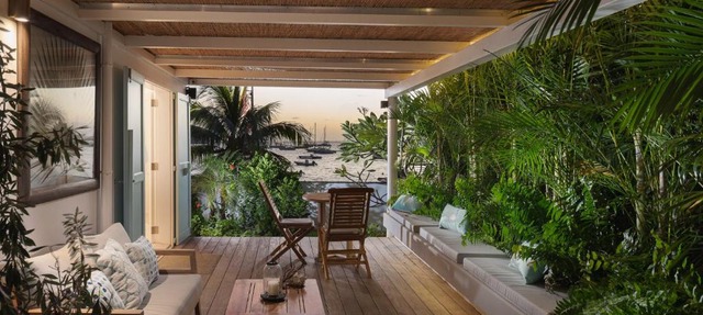 On the Beach , in Saint Barth. Mellow Mood Villa
