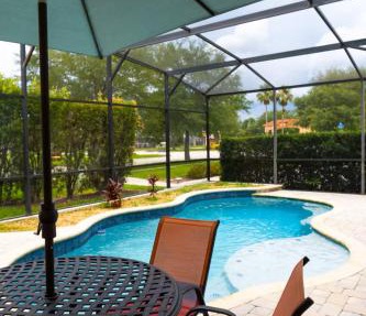 Private pool home close to Disney with resort ammenities