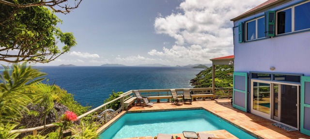 St Thomas Cliffside Villa With Pool & Hot Tub!