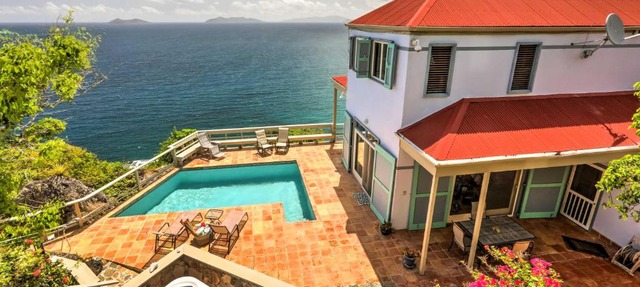 St Thomas Cliffside Villa with Pool & Hot Tub!