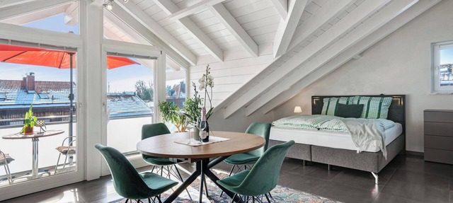 Studio 'Hofolding' with Balcony and Wi-Fi