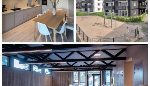 Toppleilighet i Søgne med innendørs basseng