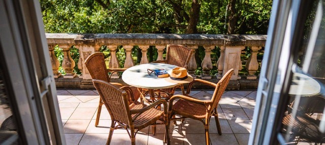 Traditional stone house with private heated pool