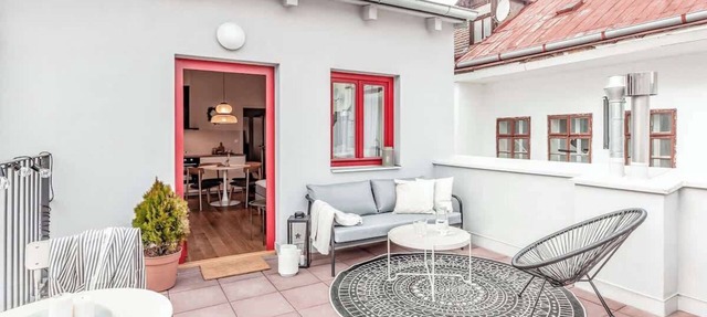 TurnKey | Florenc Apartment with Terrace