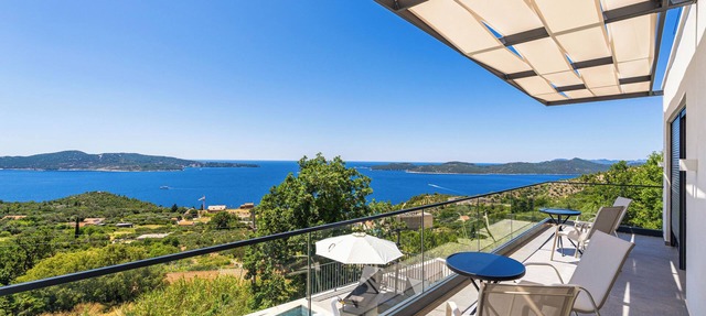 Villa Blue Sunset - Stunning Sea View Villa with Pool near Dubrovnik