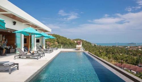Villa Danisa 4BR Panoramic Ocean View with Infinity Pool & Private Gym