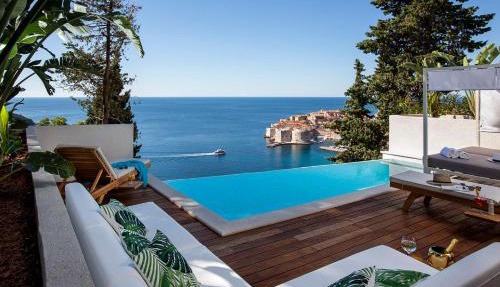 Villa T Dubrovnik - Wellness and Spa Luxury Villa with spectacular Old Town view