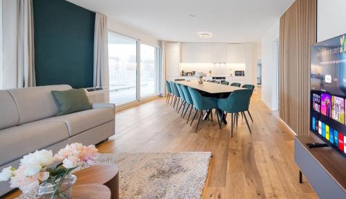 Visionary Hospitality Rothenburg, Lucerne - Premium Apartments with Free Parking, Washer, Kitchen, Terrace, Bus Stop, 15' City